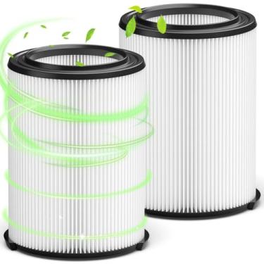 Imagem de Vifect Filtro de substituição VF4000 para RIDGID - Pacote com 2 filtros de vácuo padrão para molhado/seco Vf4000 compatível com RIDGID Vacs Wet Dry 5-20 Gal, 6-9 Gal Husky Vacuum & CRAFTSMAN Shop