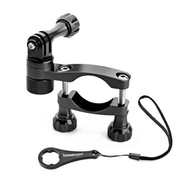 Imagem de Forevercam Suporte de guidão de bicicleta para GoPro (rotação de 360° e trava em qualquer direção) 1,5-3,3 cm Todo o alumínio para bicicleta/guidão de motocicleta, suporte de poste de esqui para Gopro