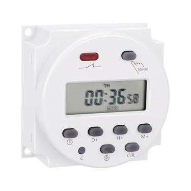 Imagem de Relé Temporizador Programável Display LCD Digital DC 12V Interruptor Temporizador
