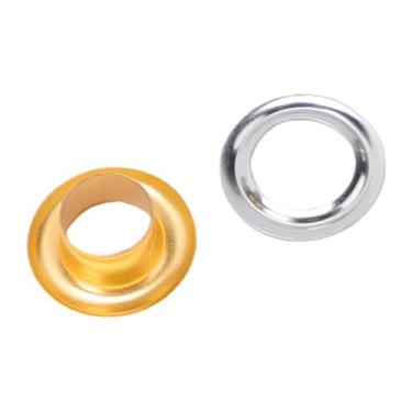 Imagem de KUIDAMOS 300 Conjuntos de Ilhós de Aço Inoxidável Duráveis ​​de 6 Mm Com Arruelas para Projetos de Tecido, Kit de Ilhós de Metal para Bolsas de Sapatos de Roupas, Kit de de Aço Inoxidável 201 para Artesanato DIY (Ouro)