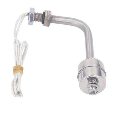 Imagem de Eujgoov Interruptor de Controle de água do Controlador de Nível de Líquido Flutuante, Aço Inoxidável Normalmente Fechado, Aberto, Ajustado Manualmente, Curso de 10 Mm, Pressão de 1Mpa, Resistência