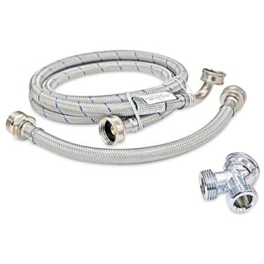 Imagem de Kit de instalação de secadora com cabo de aço inoxidável de 1,8 m 5304503928