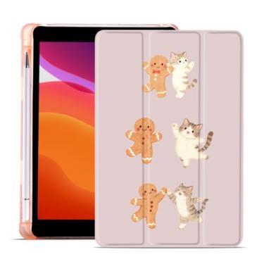 Imagem de MAYCARI Capa de Natal para iPad A16 27.9 cm 2025 com suporte para lápis, capa protetora traseira de TPU macio para iPad 10ª geração Auto Sleep/Wake Slim Shell