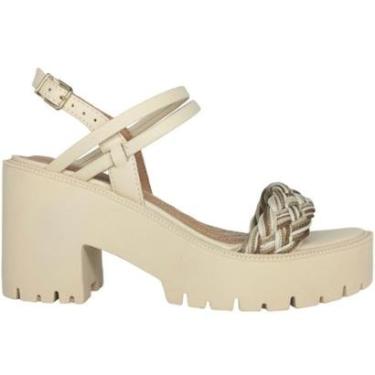 Imagem de Sandália Feminina Casual Dia Dia Salto Bloco Ramarim 2354224-Feminino