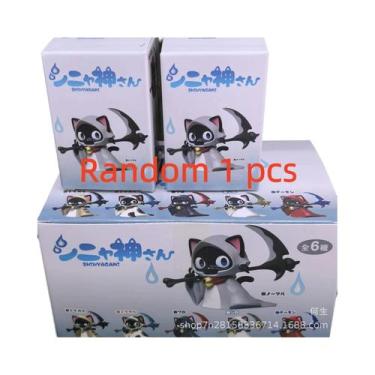 Imagem de Brinquedo Figura De Gato Caixa Surpresa Com a Foice Do Morte Ornamento