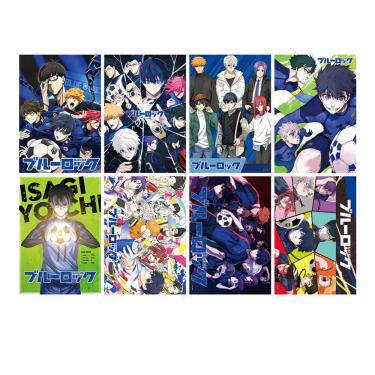 Imagem de Poster Blues Locks Anime Art 29 x 42 cm 8 unidades/lote de papel 150 g