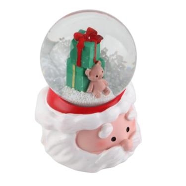 Imagem de Ornamento Decorativo de Globo Mesa com Bateria Feito Cristal e Resina Iluminado Adorável para Presentes Casa Festa