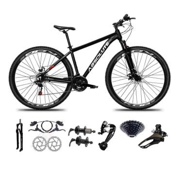 Imagem de Bicicleta Aro 29 Absolute Nero 4 Kit Sunrun 27v K7 Freios Hidráulicos 3x9 Suspensão 100mm Trava-Unissex