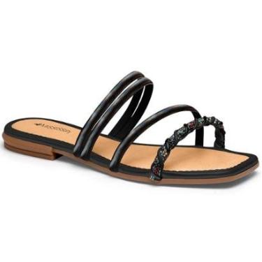 Imagem de Chinelo Mississipi Q8361 Feminino - Preto-Feminino