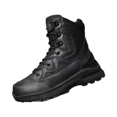 Imagem de Botas De Couro Impermeáveis Masculinas 2024, Calçados De Segurança Par