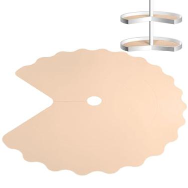 Imagem de Tapete de armário, Tapetes de armário de cozinha | Tapete de prateleira de silicone à prova d'água | Tapete de proteção térmica antiderrapante, acessórios de prateleiras de armazenamento doméstico, fo