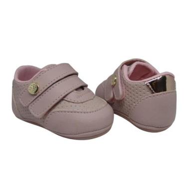 Imagem de Sapato de Bebe Sapatilha Salomé Casual Batizado Infantil Menina RN Man