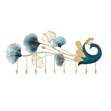 Imagem de KEG801302 Gancho para casaco e chapéu ganchos modernos estilo chinês atrás da porta ganchos para pendurar prateleiras, ganchos de casaco, ganchos para chave, entrada simples, ganchos decorativos