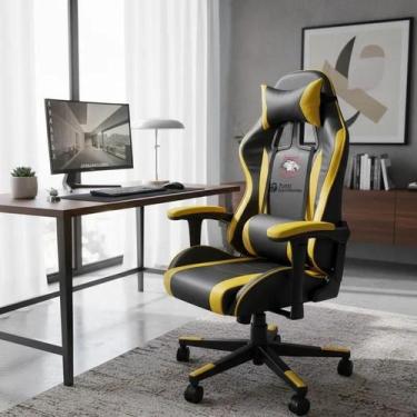 Imagem de Cadeira Gamer com apoio para os pés Reclinável Profissional p Escritór