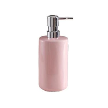 Imagem de Lindo dispensador de cerâmica para banheiro prensado em gel de banho xampu leve loção luxuosa decoração de banheiro