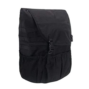 Imagem de Mala de Lixo para Pneu Reserva Mochila Armazenamento Carga Ferramenta Organizador Equipamentos com Múltiplos Bolsos Camping Carro Viagens Off-Road Tecido Oxford Força Ataque Resistente Grande Capacida