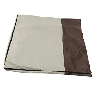 Imagem de Capa de cama dobrável protetora desmontável Tear Weather Breathable tecido Oxford 210D para piscina interior Cadeira praia Pátio