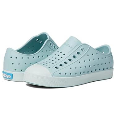 Imagem de Native Shoes Tênis infantil Jefferson Slip-On, Verde sálvia/cinza oceano, 13 Little Kid