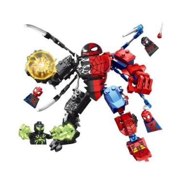 Imagem de Figuras De Blocos De Montar Marvel Mini Caixa Surpresa Homem-Aranha Ho