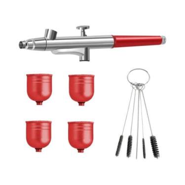 Imagem de Pistola De Spray Mini Airbrush Com Bico De 0,3mm Portátil Para Pintura