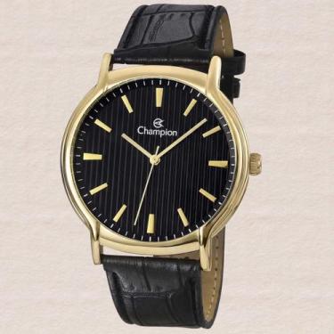 Imagem de Relógio Champion Masculino Analógico CH22831P Dourado Pulseira Couro P