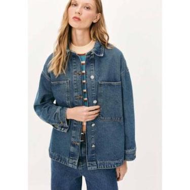 Imagem de Camisa Jeans Feminina Oversized-Feminino