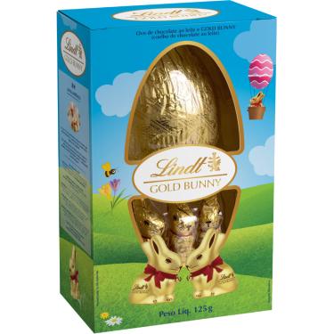 Imagem de Ovo de Páscoa Lindt Gold Bunny Chocolate ao Leite 125g