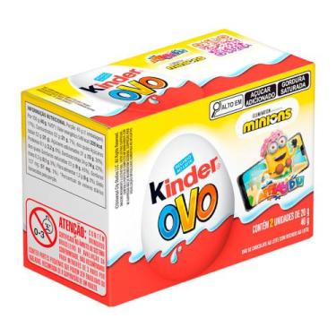 Imagem de Chocolate Kinder Ovo Minions com 2 Unidades de 20g cada