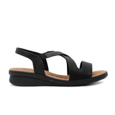 Imagem de Sandália Usaflex Plataforma Elástico Feminina-Feminino