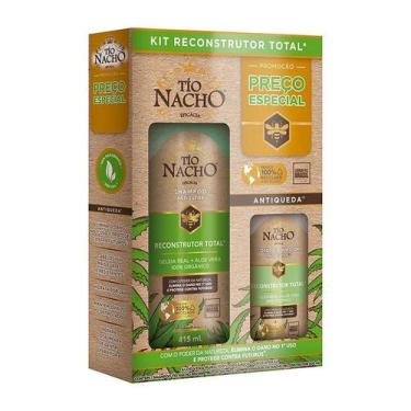 Imagem de Kit Shampoo Tio Nacho Reconstrutor Total 415ml + Condicionador 200ml