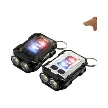 Imagem de Lanterna Mini Recarregável Com Clip EDC, Tocha Compacta De Bolso Com L