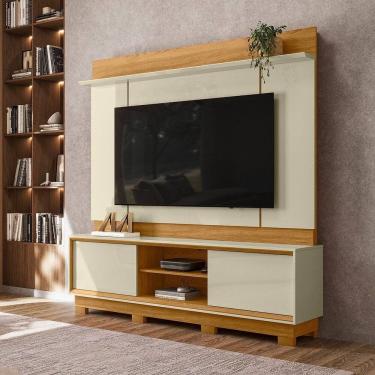 Imagem de Estante para TV 75 Polegadas 191cm x 183,5cm Siena CUMARU / OPALA