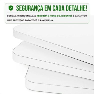 Imagem de Conjunto 3 Prateleiras de Parede Praticidade Otimização de Espaço Prem
