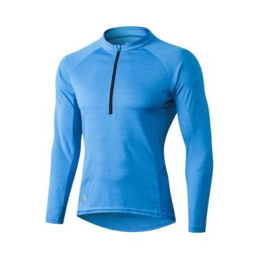 Imagem de Camisa De Ciclismo Masculina De Manga Longa De Secagem Rápida Para Pri