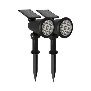 Imagem de Refletores Solares Ajustáveis Com 9 LEDs, À Prova D'água IP65 Para Jar