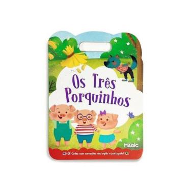 Imagem de Os Três Porquinhos - Texto E Narração Em Português E Inglês