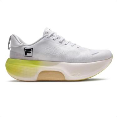 Imagem de Tênis Fila Speedrocker Skyfoam Masculino, 39, Branco, Amarelo neon