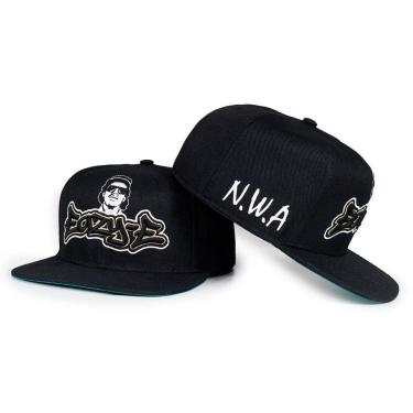 Imagem de Boné Joker Snapback aba reta Eazy-E NWA Preto JOK-238-Masculino