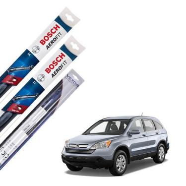 Imagem de Kit palheta Limpador Parabrisa Honda CR-V 2008 2009 2010 11 - Bosch - 