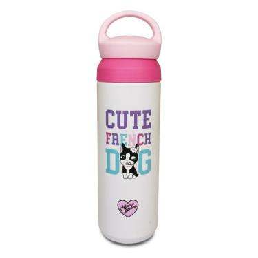 Imagem de Garrafa Térmica Oficial Rebecca Bonbon Squeeze Cute French Dog 500ml R