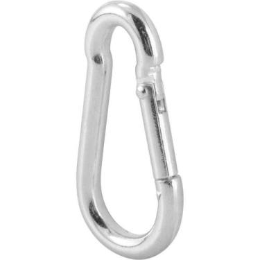 Imagem de Mosquetão Vonder Galvanizado 50 Mm Aço Carbono 100 Kgf - 2 Unidades