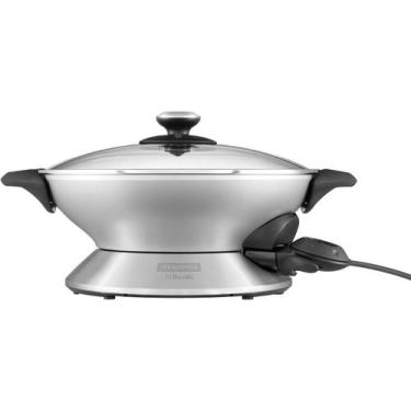 Imagem de Panela Elétrica Tramontina by Breville Wok Chef em Alumínio Fundido co