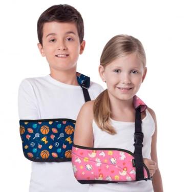 Imagem de Tipóia Ortopédica Simples Infantil Para Sustentação do Braço - Kestal,