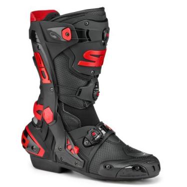 Imagem de Bota Sidi Rex air Speed Pista Esportiva Racing Moto Vermelho, Preta ve