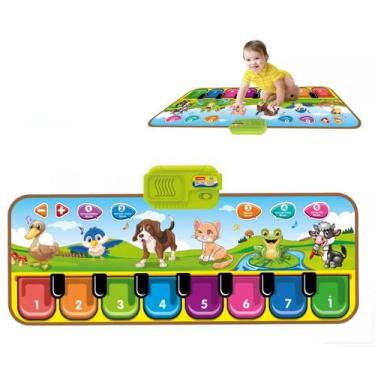Imagem de Tapete de Atividades Piano Musical Interativo Educativo Bebê - Nuga Ba