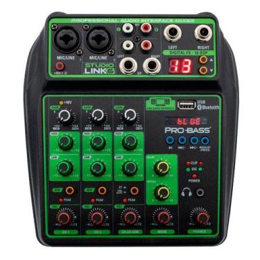 Imagem de Mesa De Som 6 Canais Bluetooth Com Interface Usb Studio Link 6 - PRO B