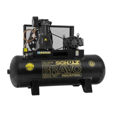 Imagem de Compressor de Ar CSL 30BR/250L 7,5HP 2 polos Trifásico 220/380v SCHULZ