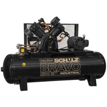 Imagem de Compressor de Ar CSLV 60BR/350L 2 Polos 15CV 220/380v SCHULZ