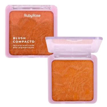 Imagem de Blush Compacto Ruby Rose Bc40 Unic 7g
