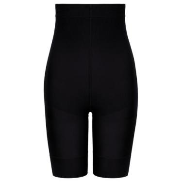 Imagem de Bermuda Slim Modeladora Cintura Alta Loba Lupo 5696, G, Preto, Feminin